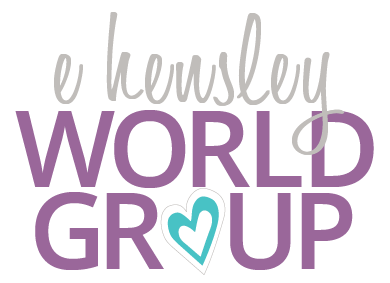 Stacked E Hensley World Group Logo